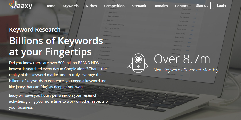 Jaaxy keyword Research Tool