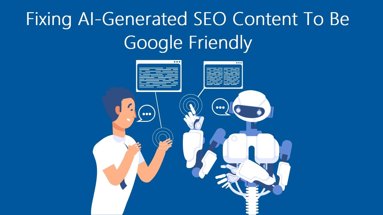 AI-Generated SEO Content To Be Google-Friendly