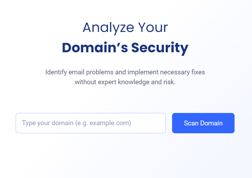 EasyDMARC Domain Scanner