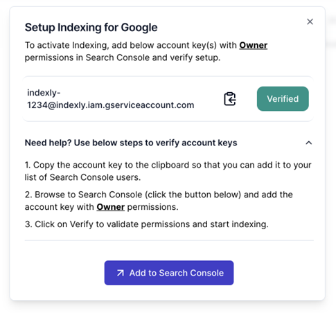 Website indexing tools