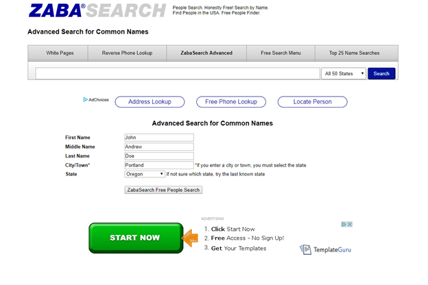 ZabaSearch- Free Phone number search UK App